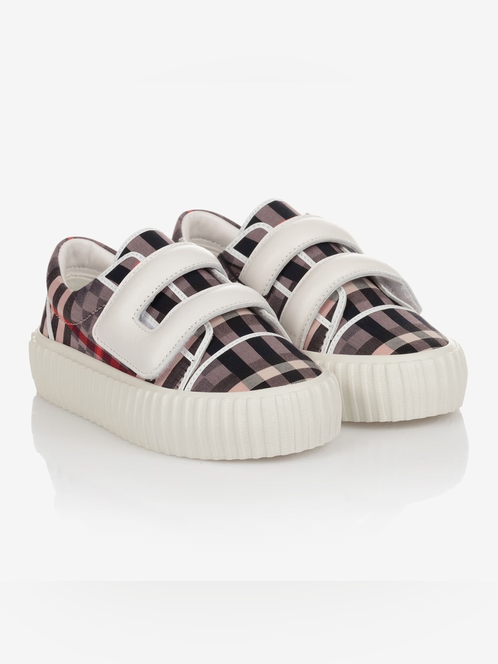 Burberry nova check print sneakers toddler girls size 29 eu